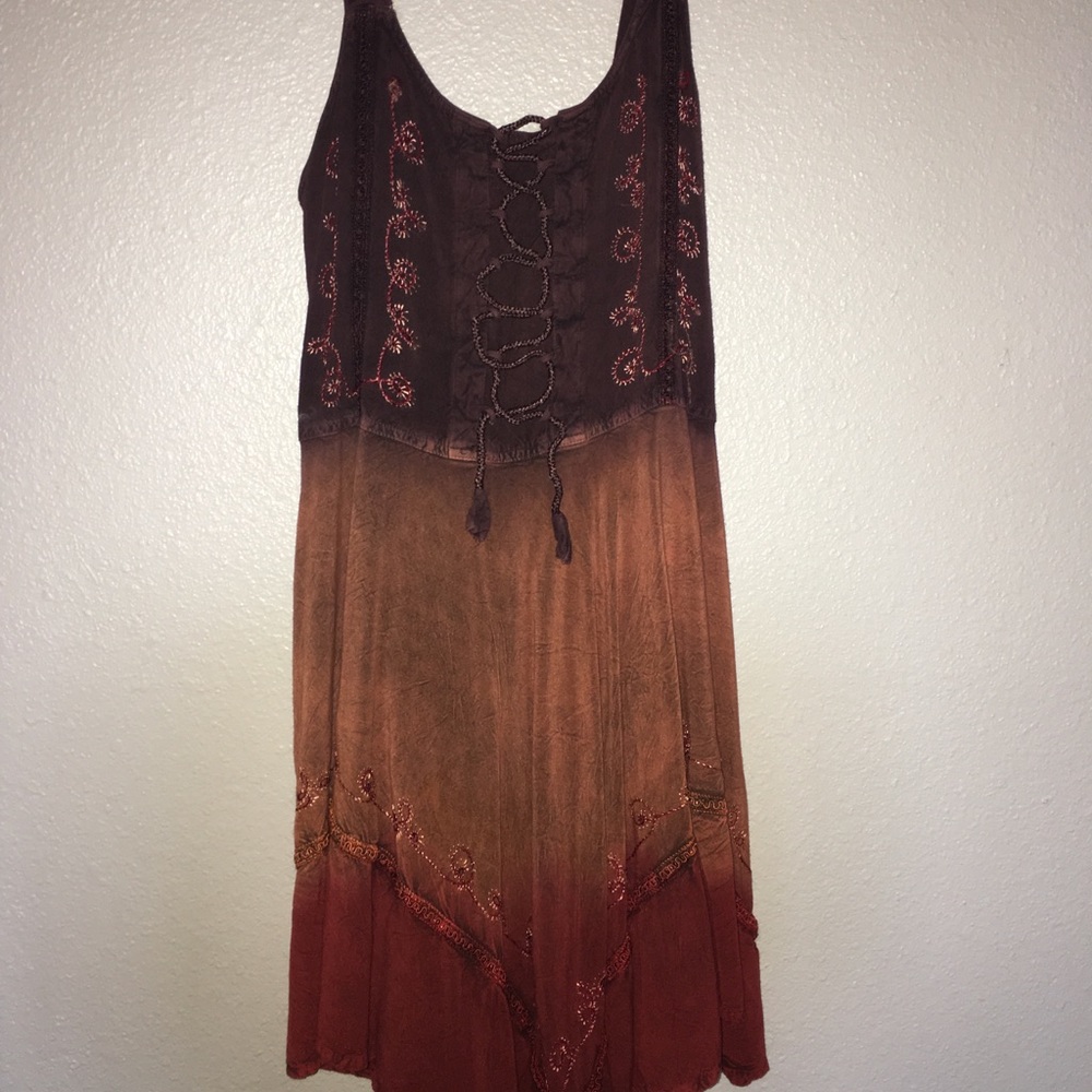 Stitched Free Size Gypsy Dress From India